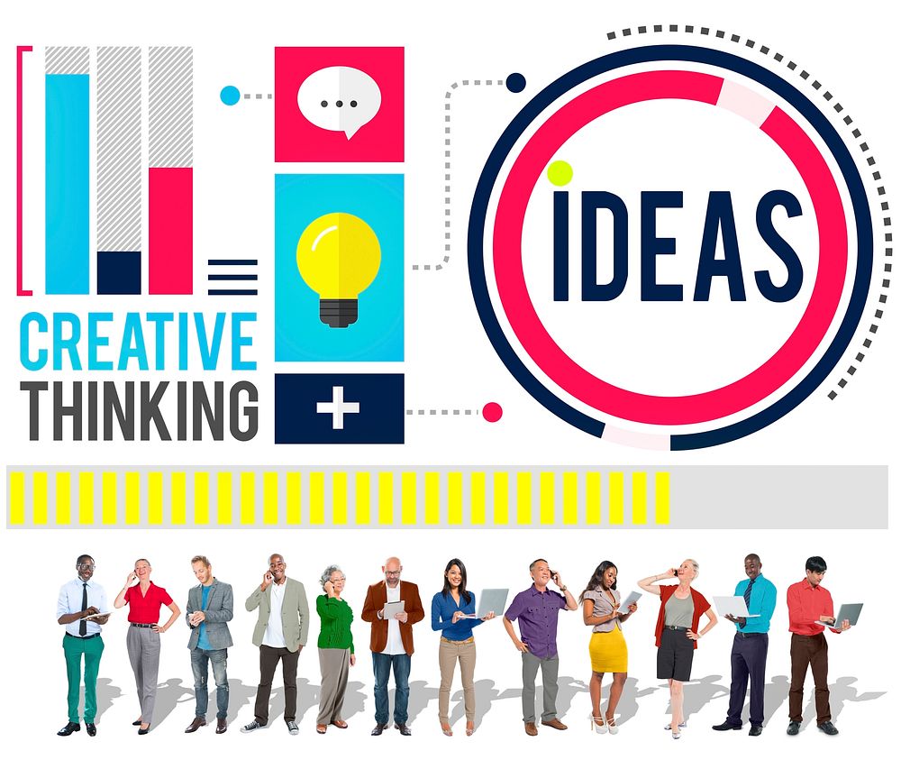 Ideas Creative Thinking Aspirations Mission Concept