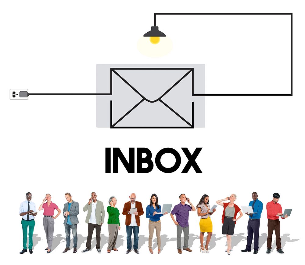 E-mail Message Inbox Communication Concept