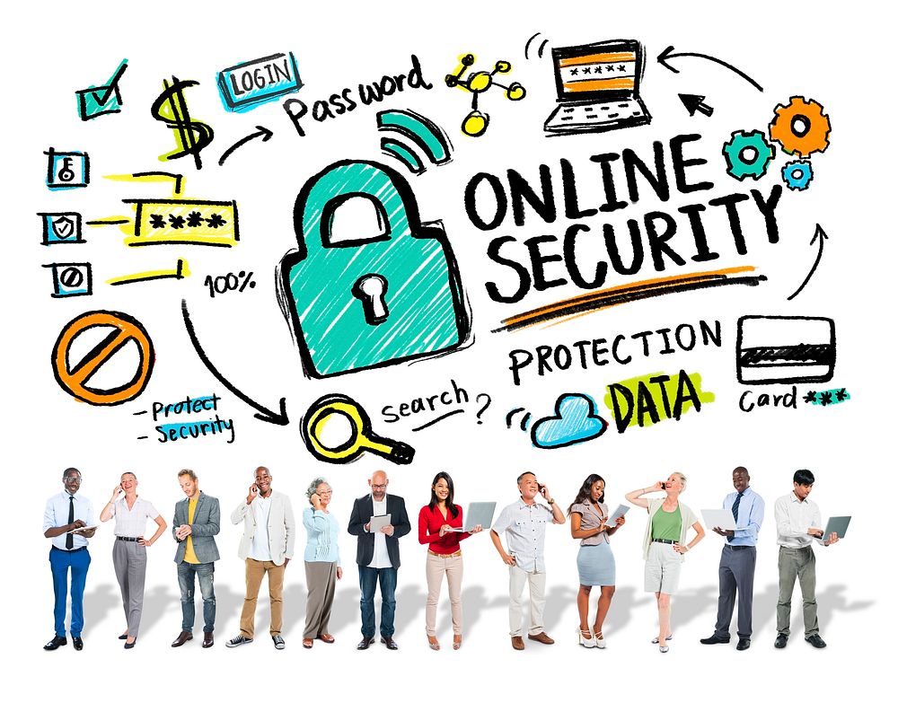 Online Security Protection Internet Safety Business Technology Concept