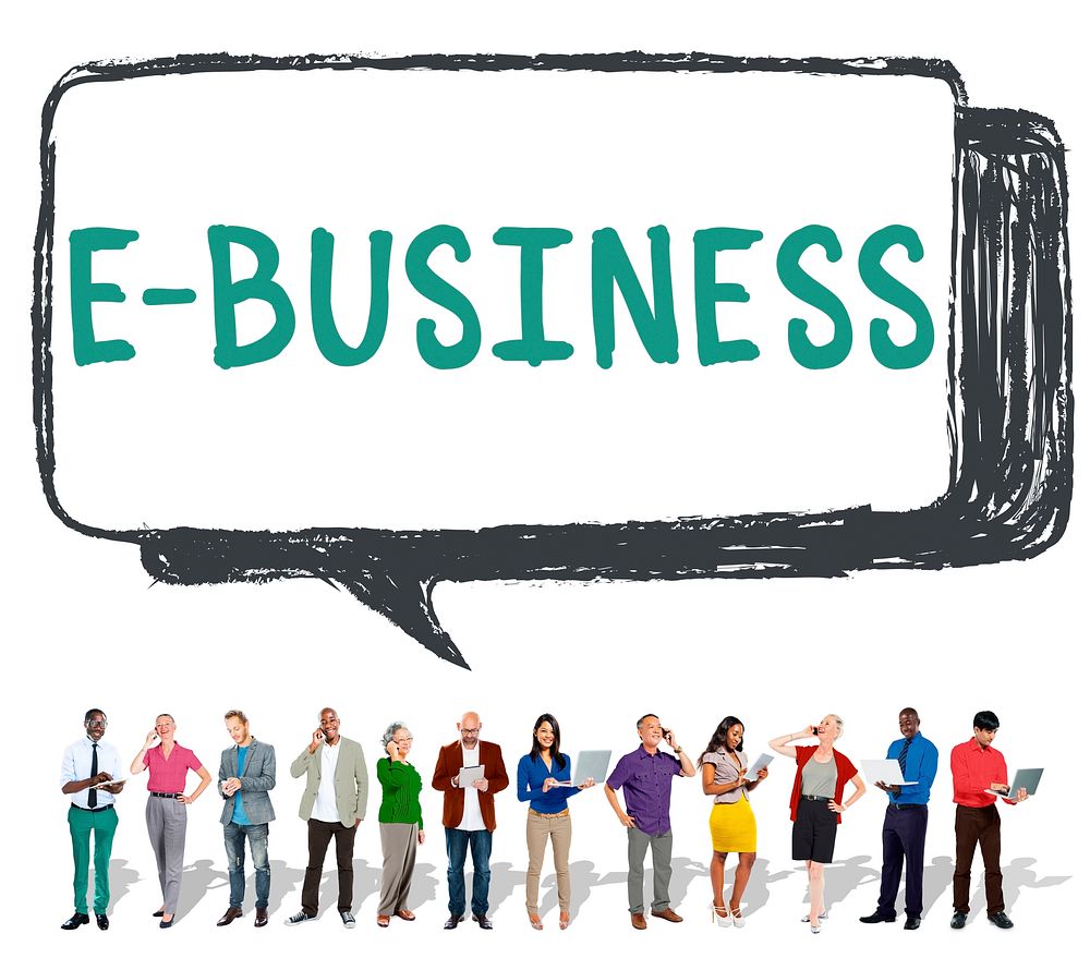 E-business Online Digital Marketing Commercial Concept