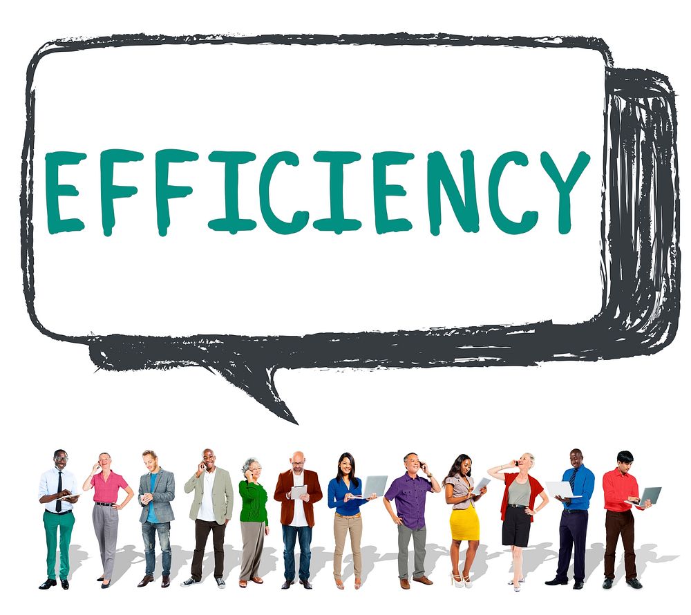 Efficiency Quality Productivity Ability Stratedy Concept