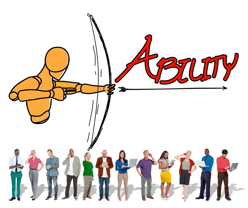 Ability Talent Strength Archery Aim Concept