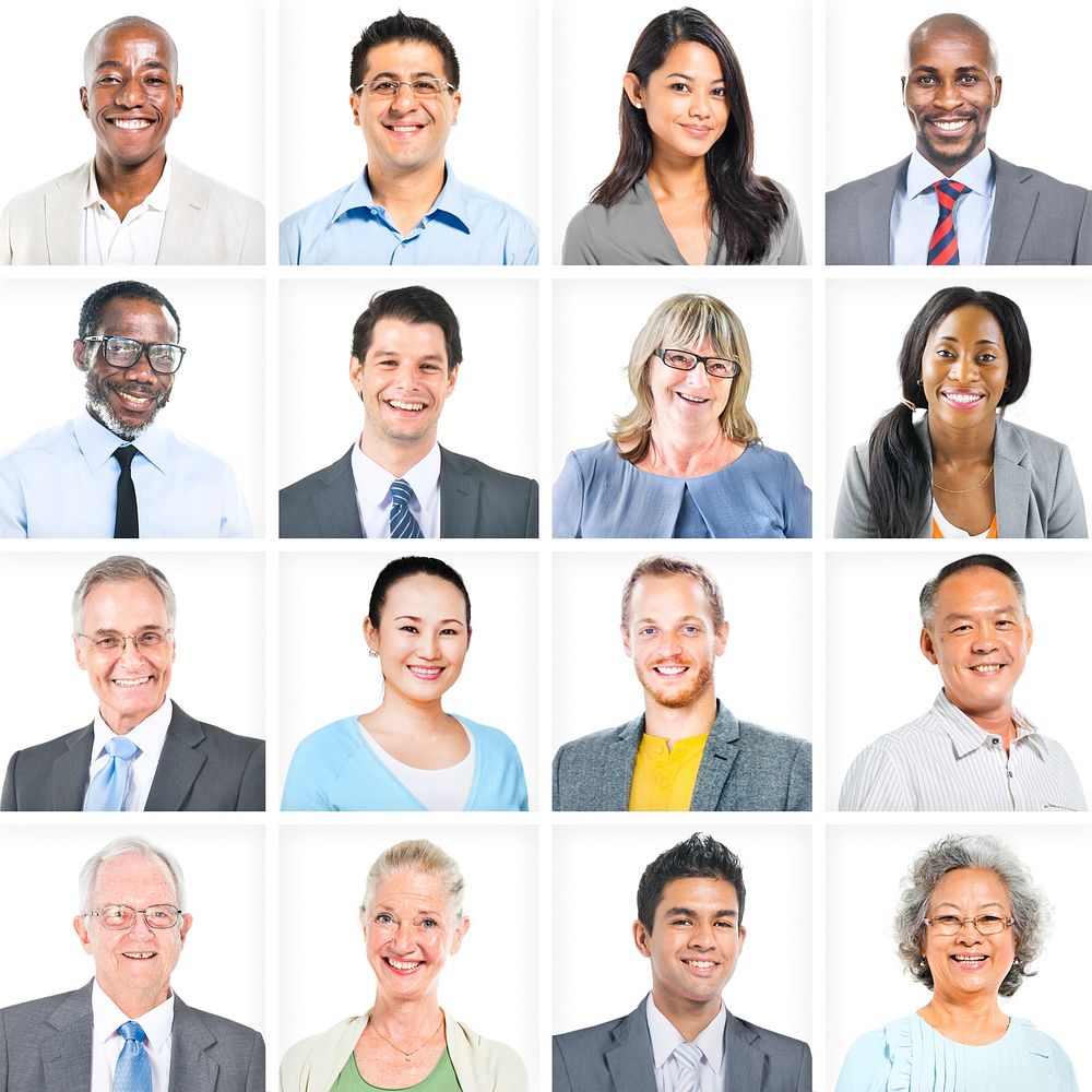 Portrait of Multiethnic Diverse Business People