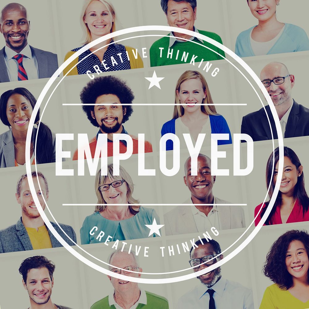 Employed Employer Employee Employment Hiring Concept