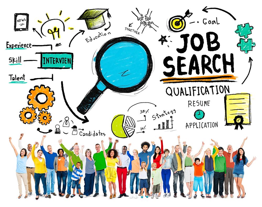 Diversity People Celebration Job Search Goal Concept