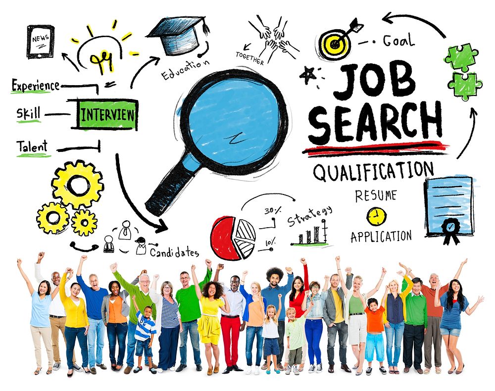 Diversity People Celebration Job Search Goal Concept