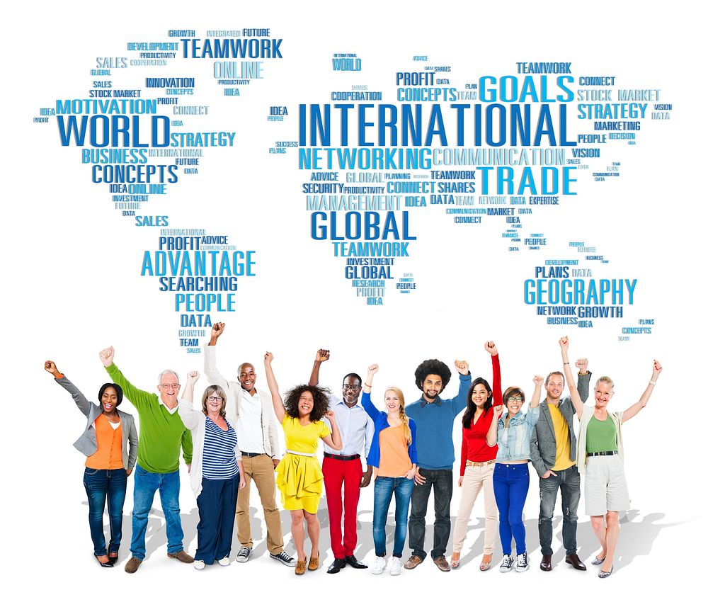 International World Global Network Globalization International Concept