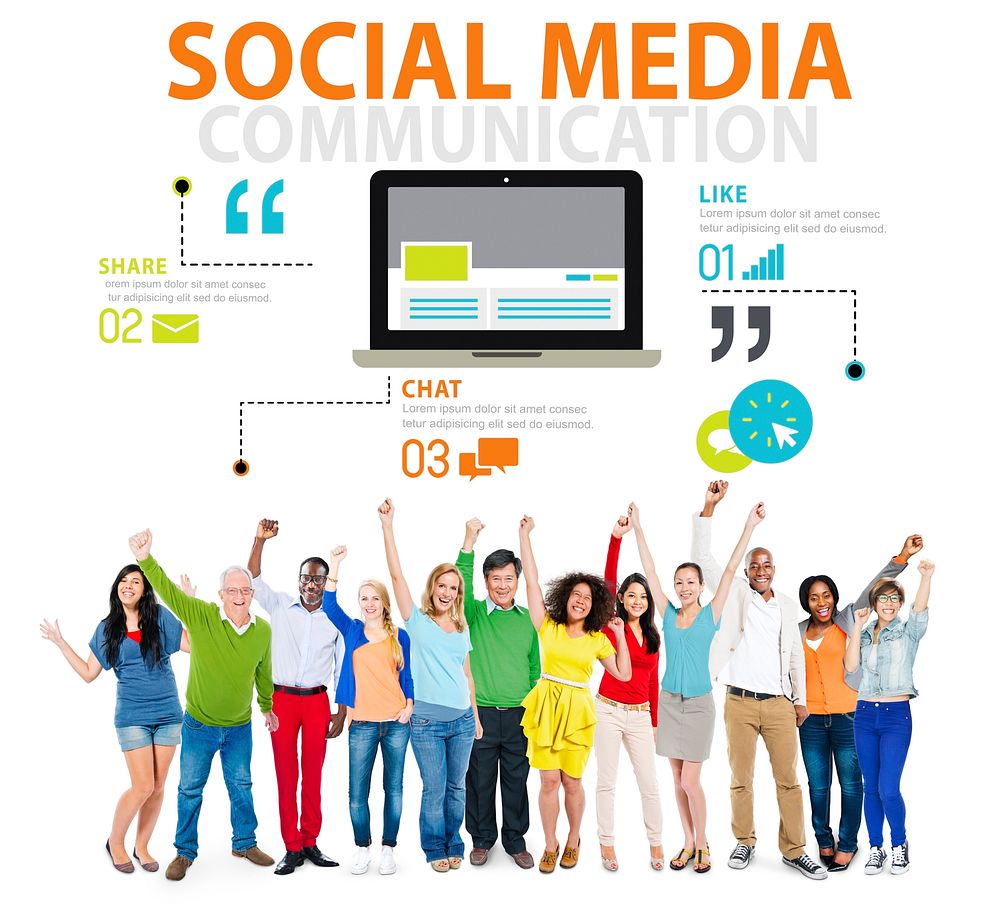 Social Media Social Networking Technology Connection Concept