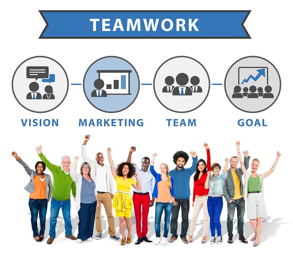 People Celebration Success Connection Teamwork Concept