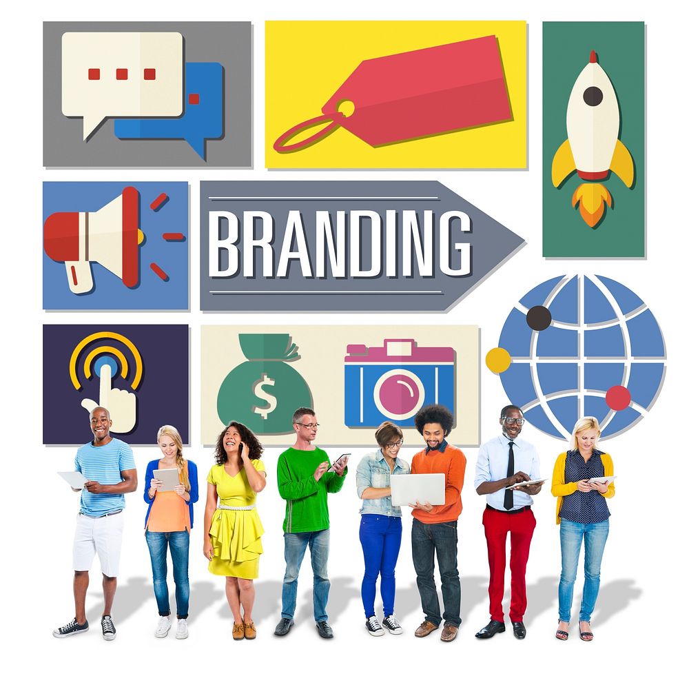 Branding Advertising Business Global Marketing Concept