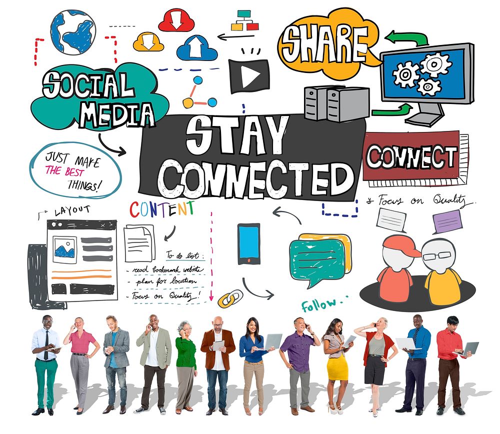Stay Connected Freindship Relationship Social Concept