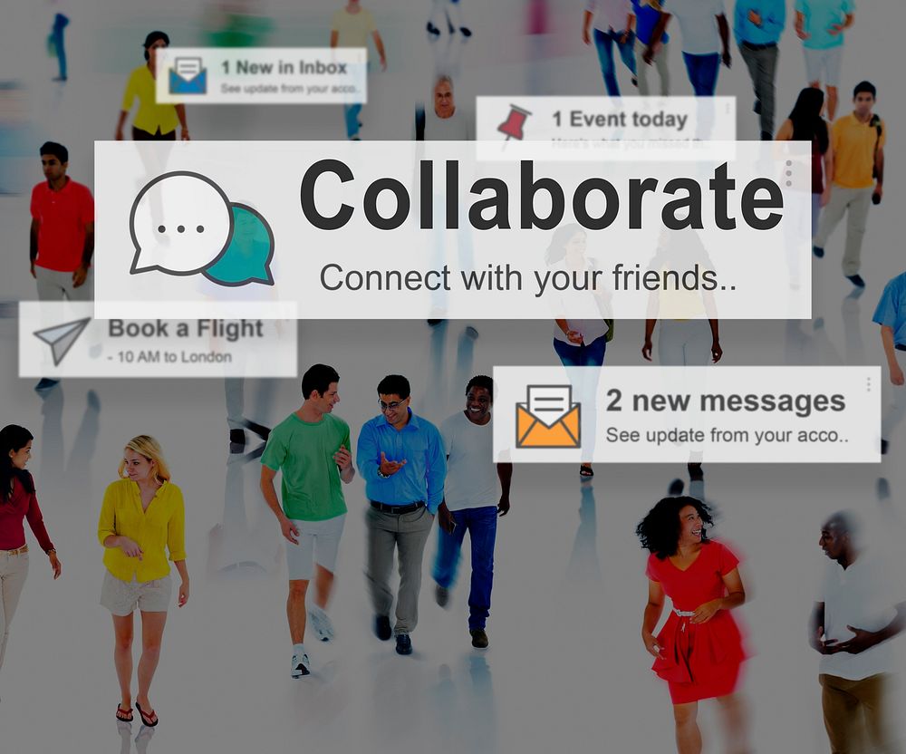 Collaborate Team Teamwork Partnership Concept