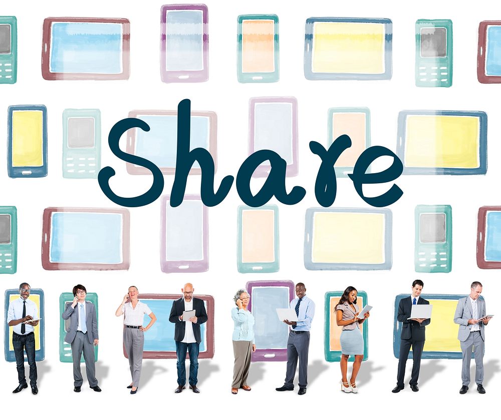 Share Sharing Connection Communication Networking Concept