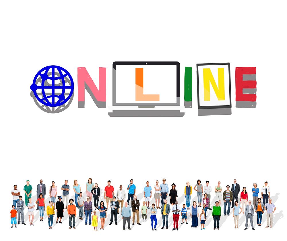 Online Global Communication Connection Networking Concept