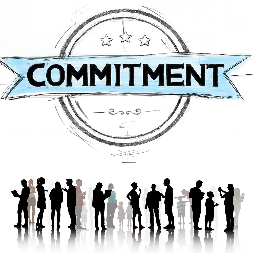 Commitment Devotion Dedication Conviction Concept