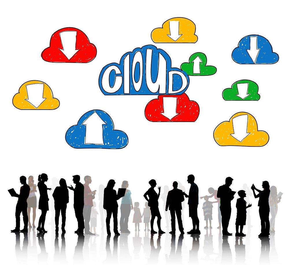 Cloud Link Computing Technology Data Concept