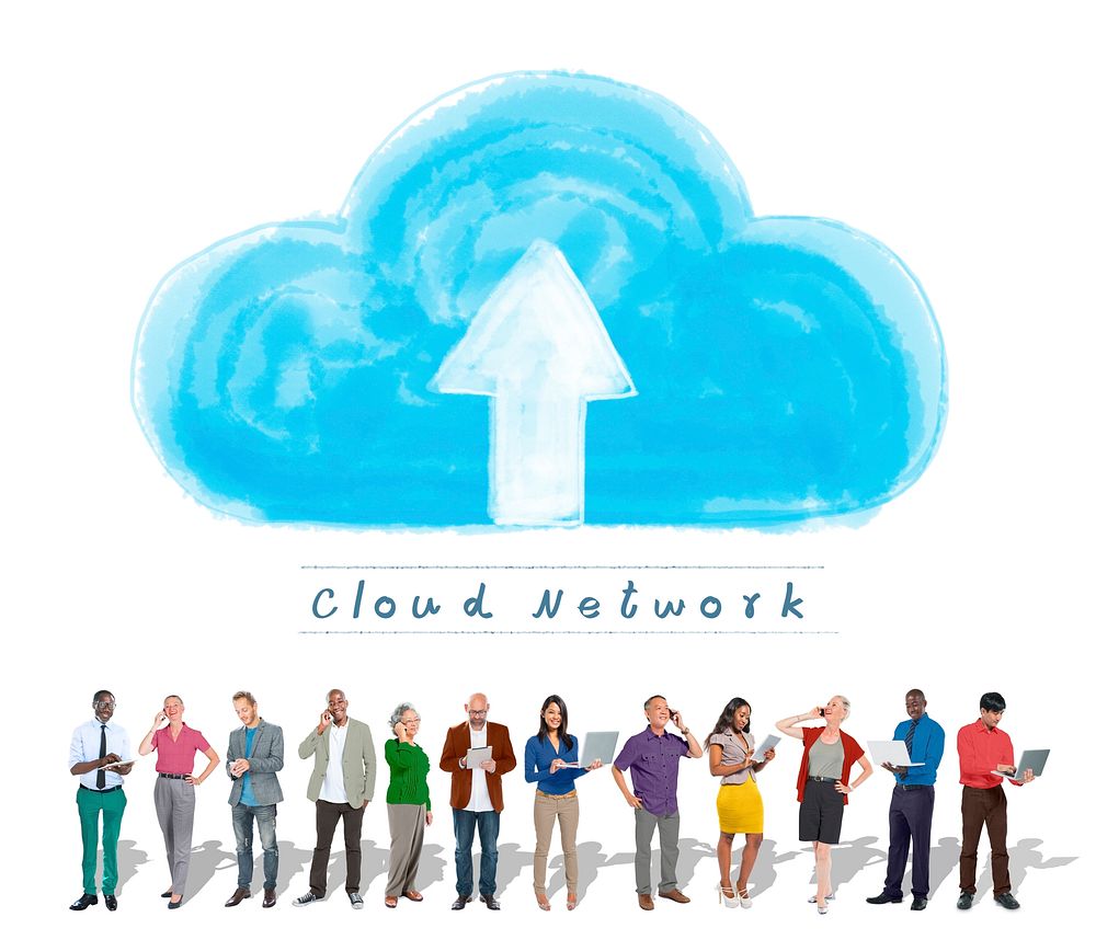 Cloud Network Connecting Technology Internet Online Concept