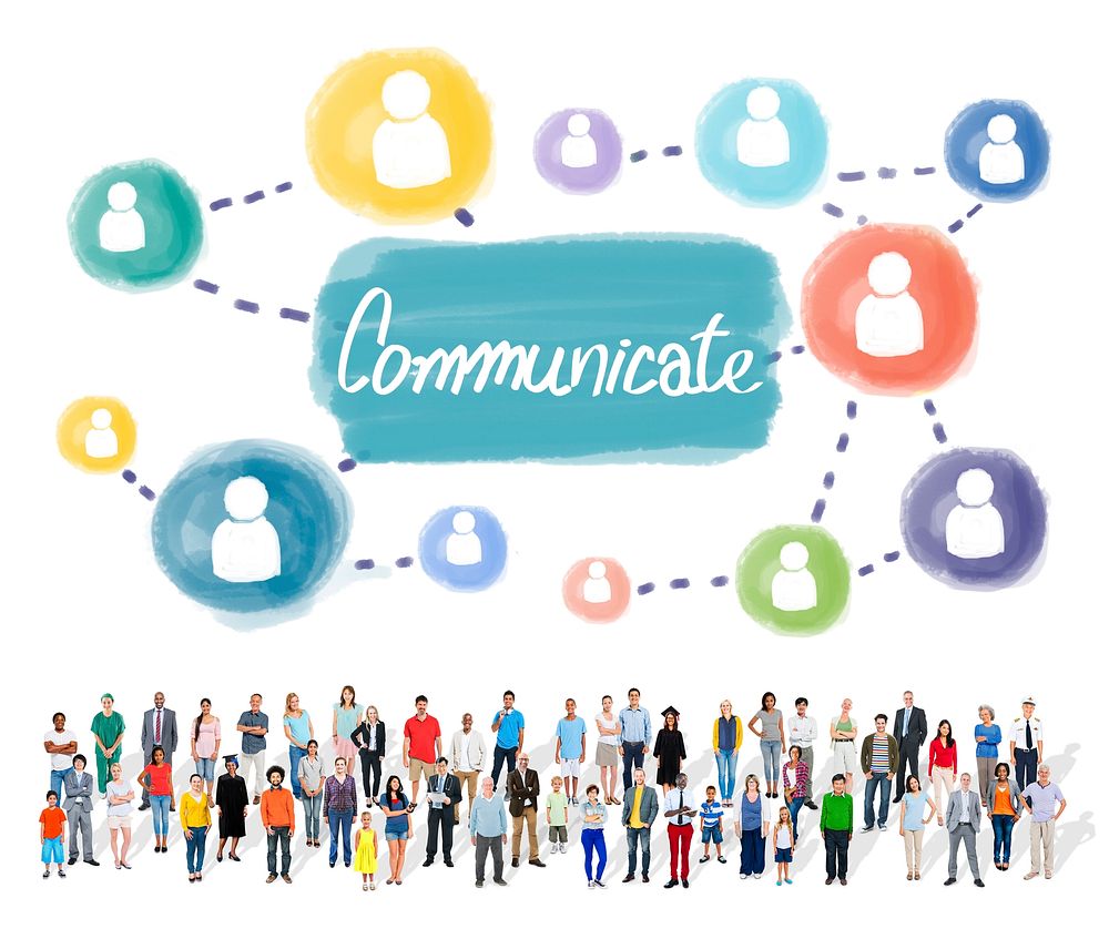 Communicate Connection Conversation Discussion Concept