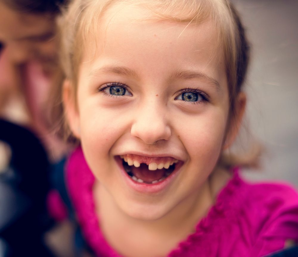 Little Girl Smiling Happiness Portrait