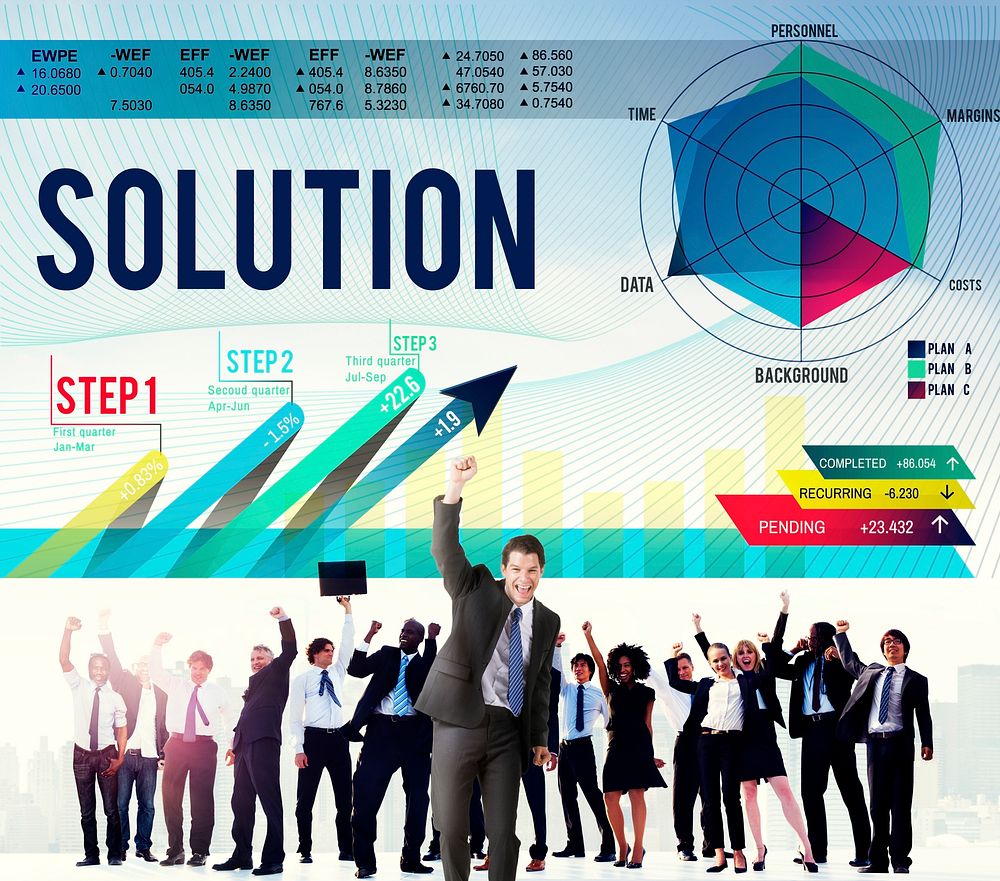 Solution Problem Solving Business Strategy Concept