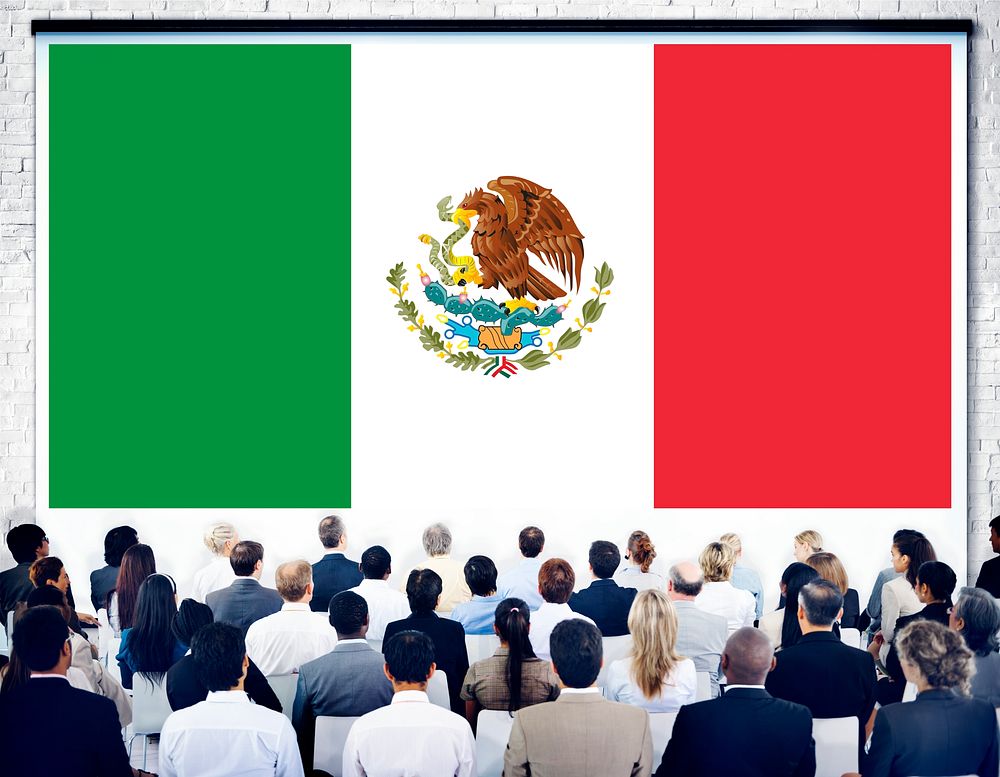 Mexico Country Flag Liberty National Concept