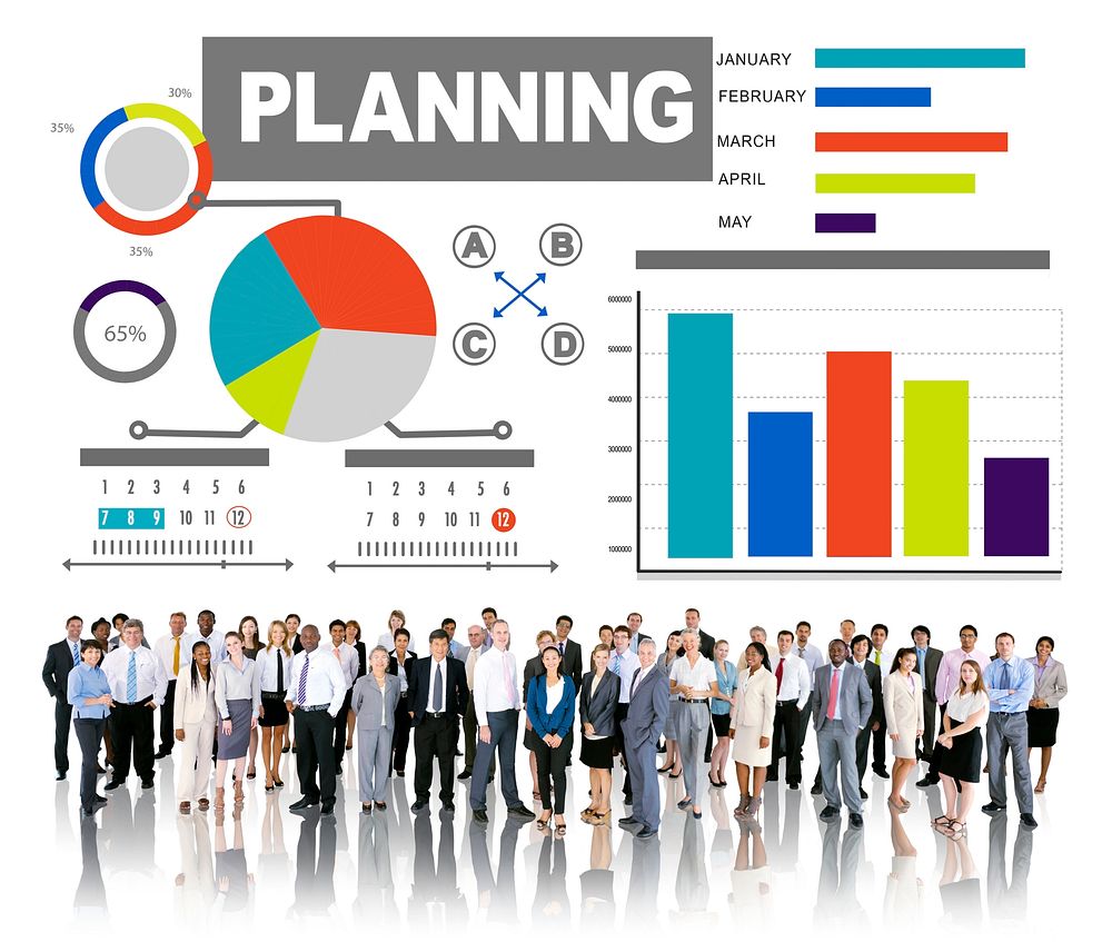 Diversity Business People Planning Startegy Vision Concept
