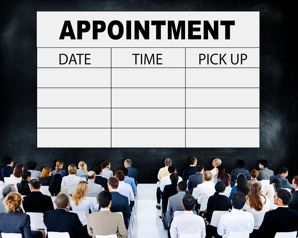 Appointment Schedule Memo Management Organizer Urgency Concept