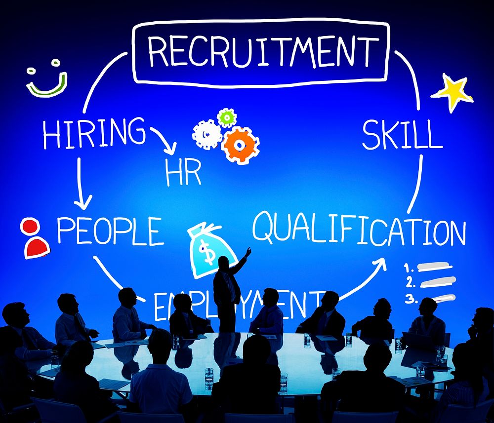 Recruitment Hiring Skill Qualification Job Concept