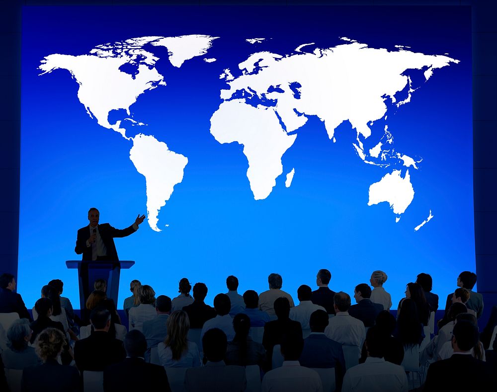 map of world, networking seminars, international conference, corporate leadership