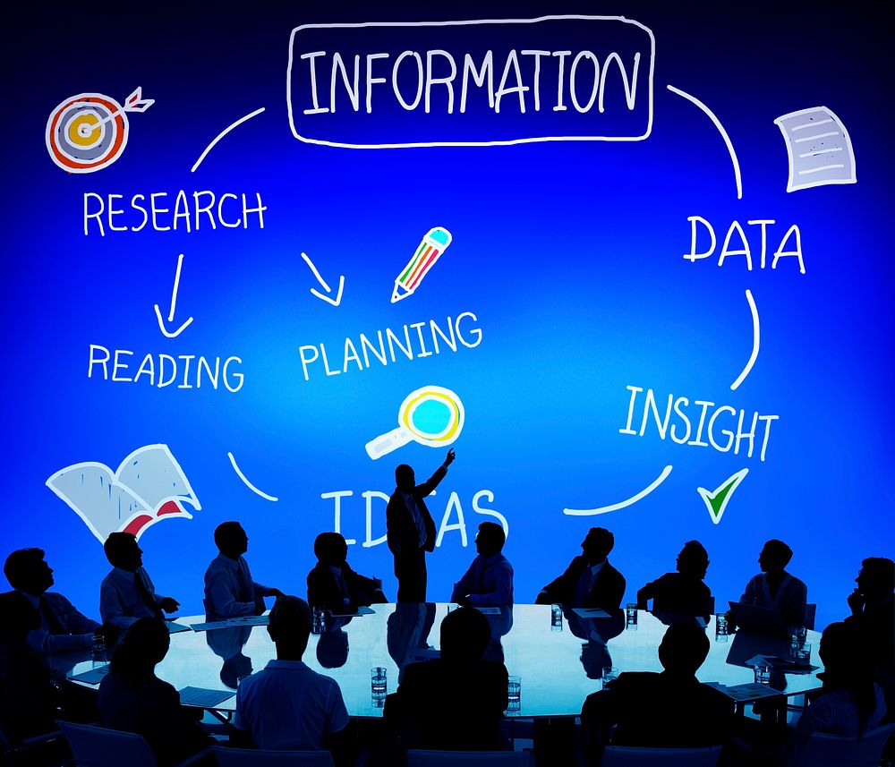 Information Data Learning Media Planning Concept