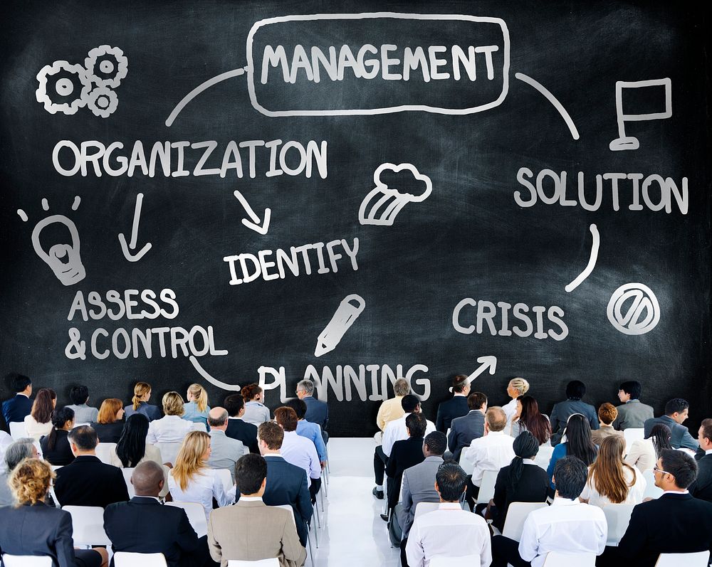 Management Solution Planning Organization Authority Concept