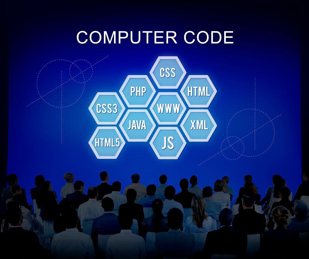 Computer Programming IT Codes Development Concept