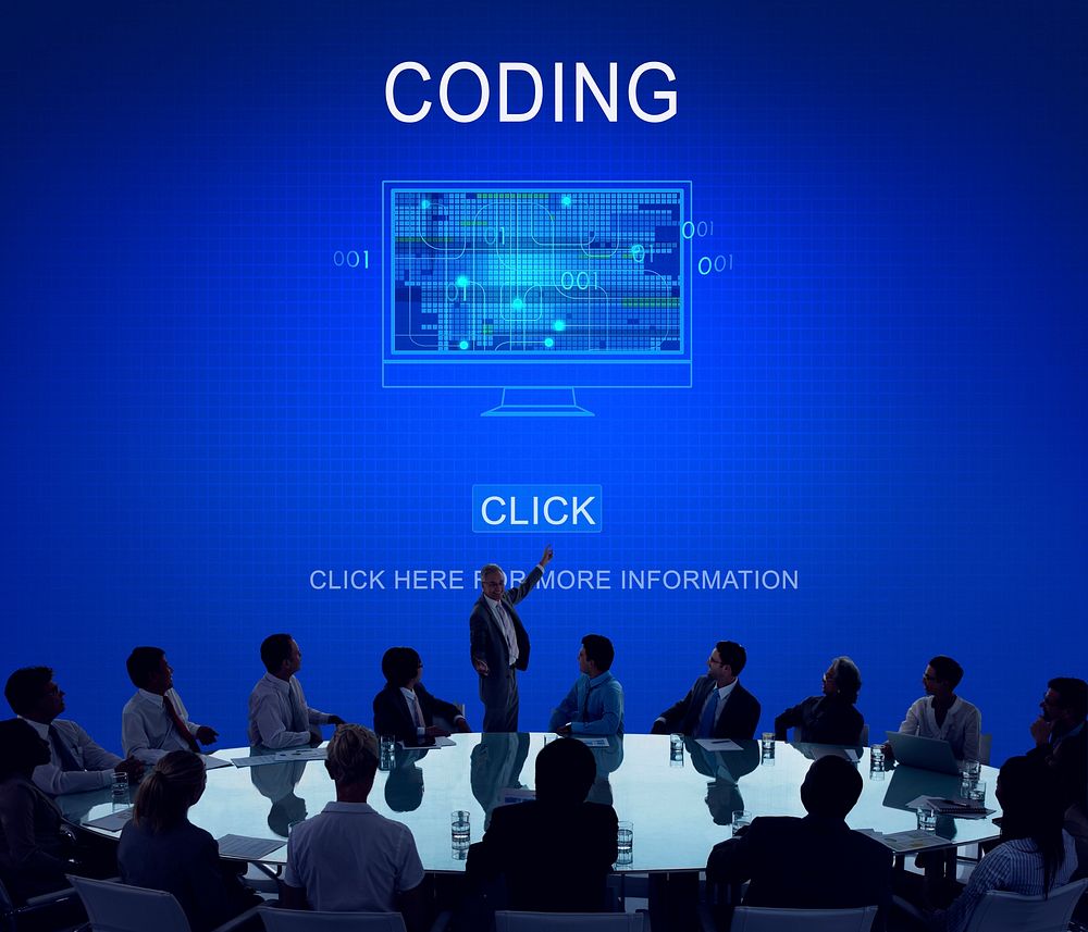 Computer Coding Code Advanced Technology Concept
