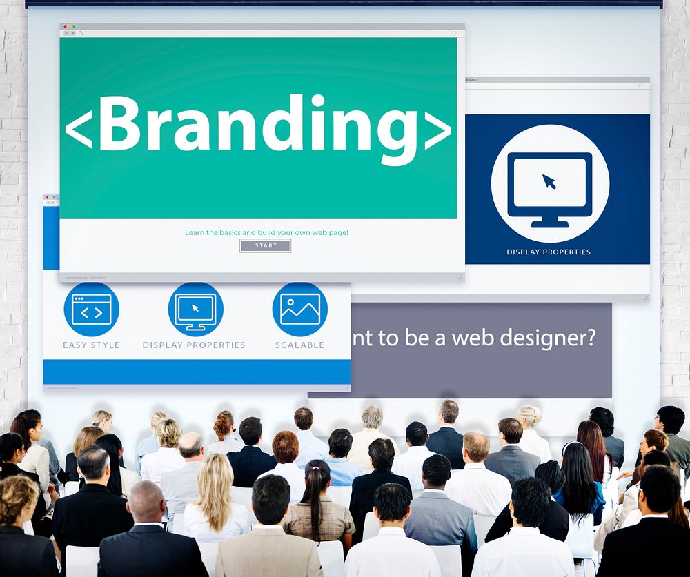 Business People Branding Seminar Concept