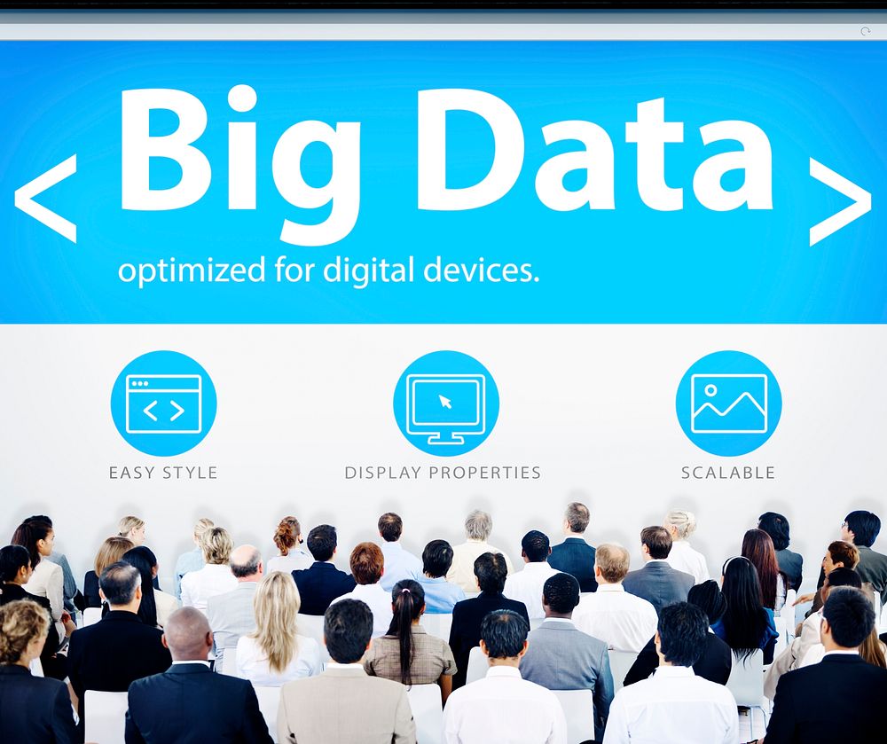 Business People Big Data Seminar Concept