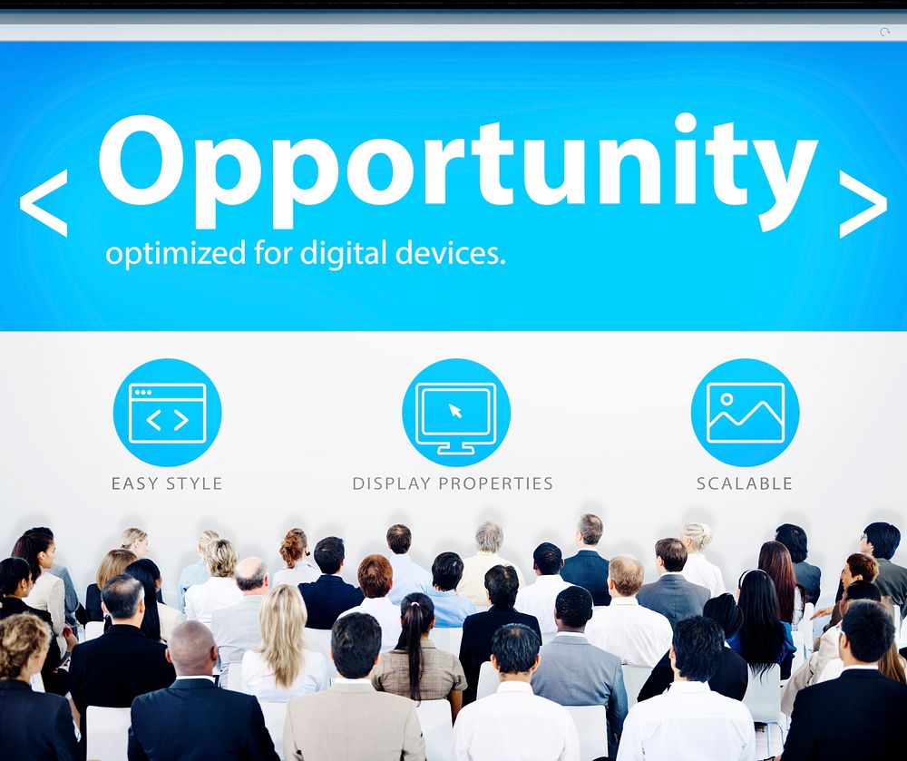 Business People Opportunity Web Design Concept