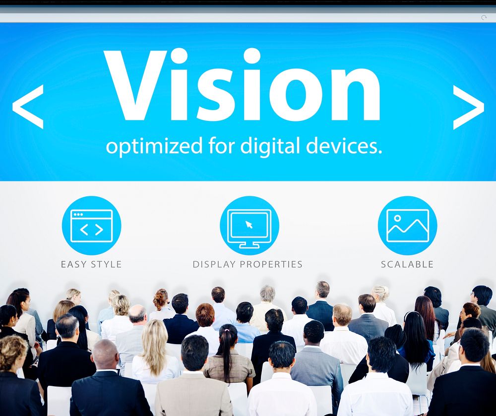 Business People Vision Web Design Concept