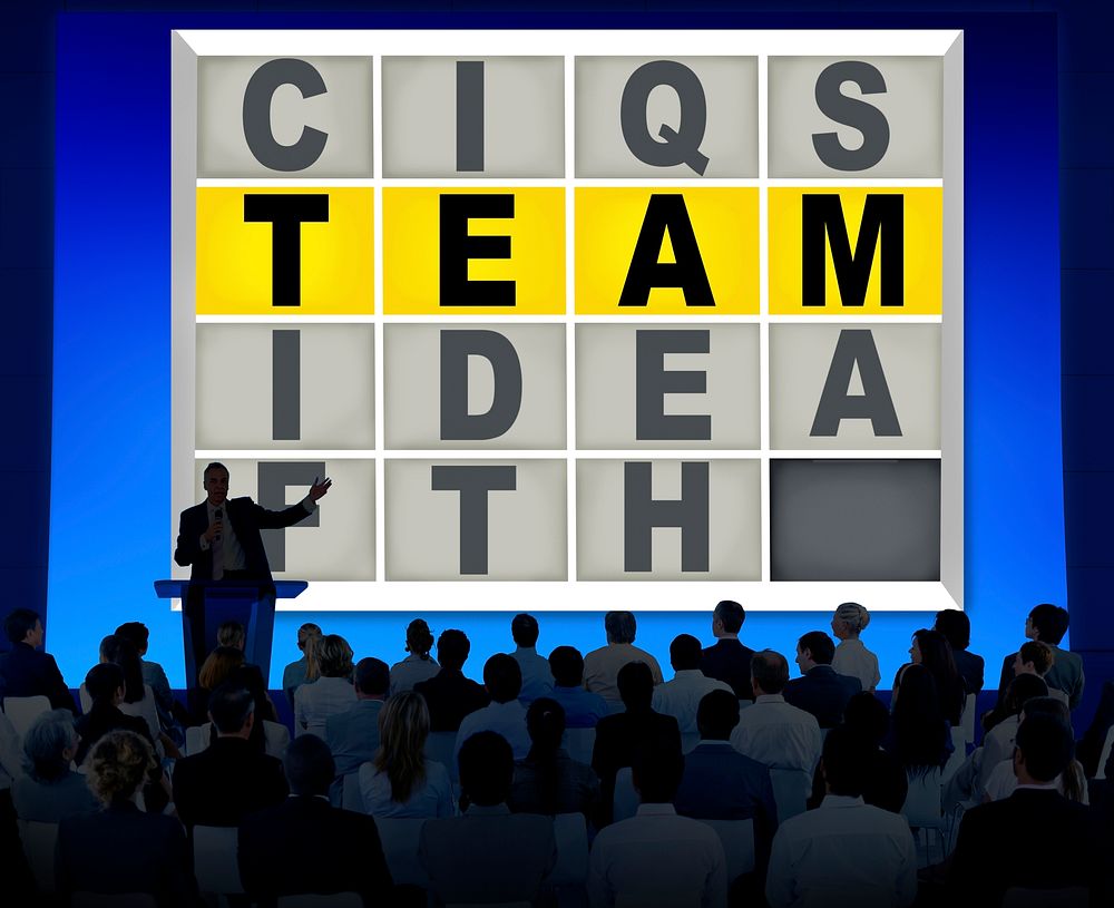 Team Puzzle Problem Solving Corporate Connection Concept