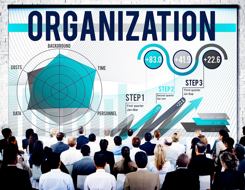 Organization Management Collaboration Team Structure Concept