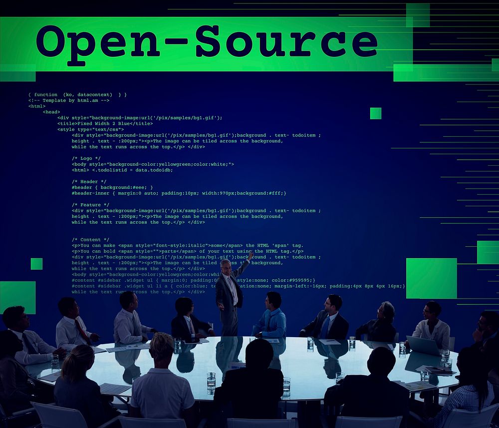 Open-Source Access Coding Source Technology Concept