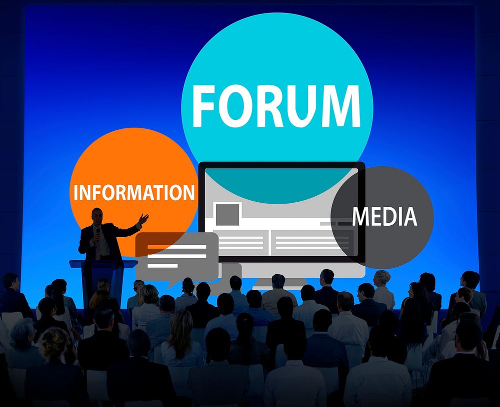 Forum Global Communication Connection Topic Concept