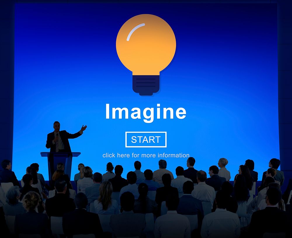Imagine Think Innovate Visualize Ideas Concept