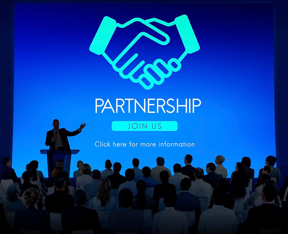 Business Organization Handshake Graphics Concept