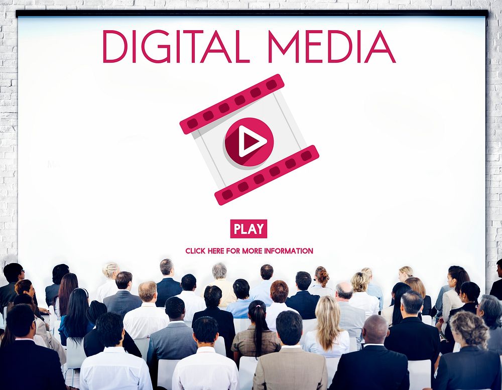 Digital Media Entertainment Technology Connection Concept