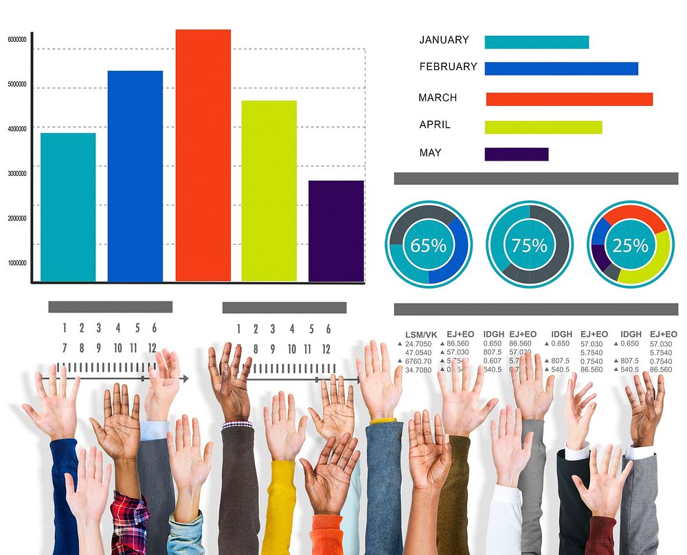 Diversity Hands Marketing Strategy Support Volunteer Concept