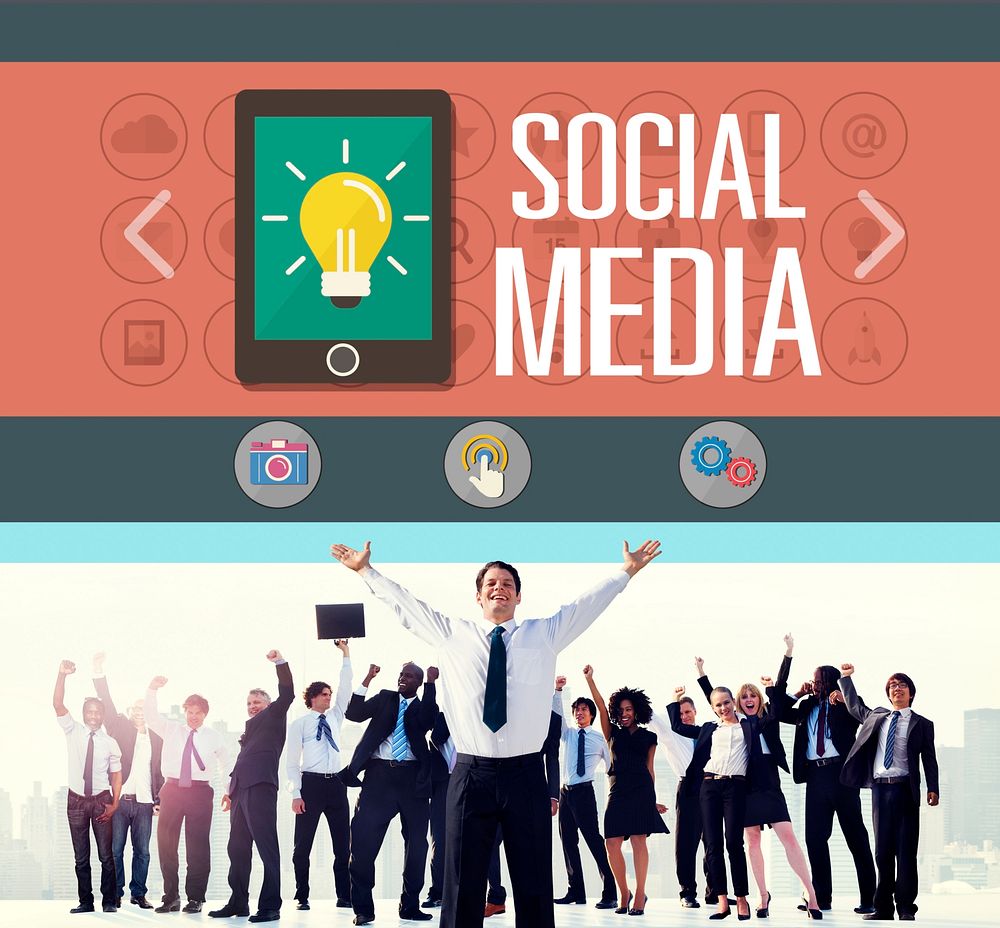 Social Media Social Networking Technology Connection Concept