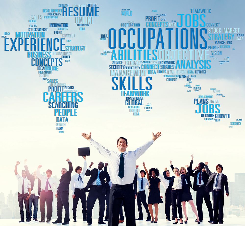 Occupations Careers Community Experience Global Concept