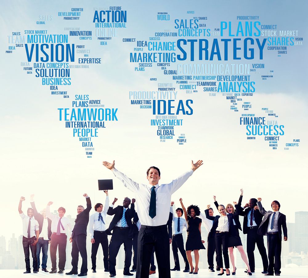 Strategy Action Vision Ideas Analysis Finance Success Concept