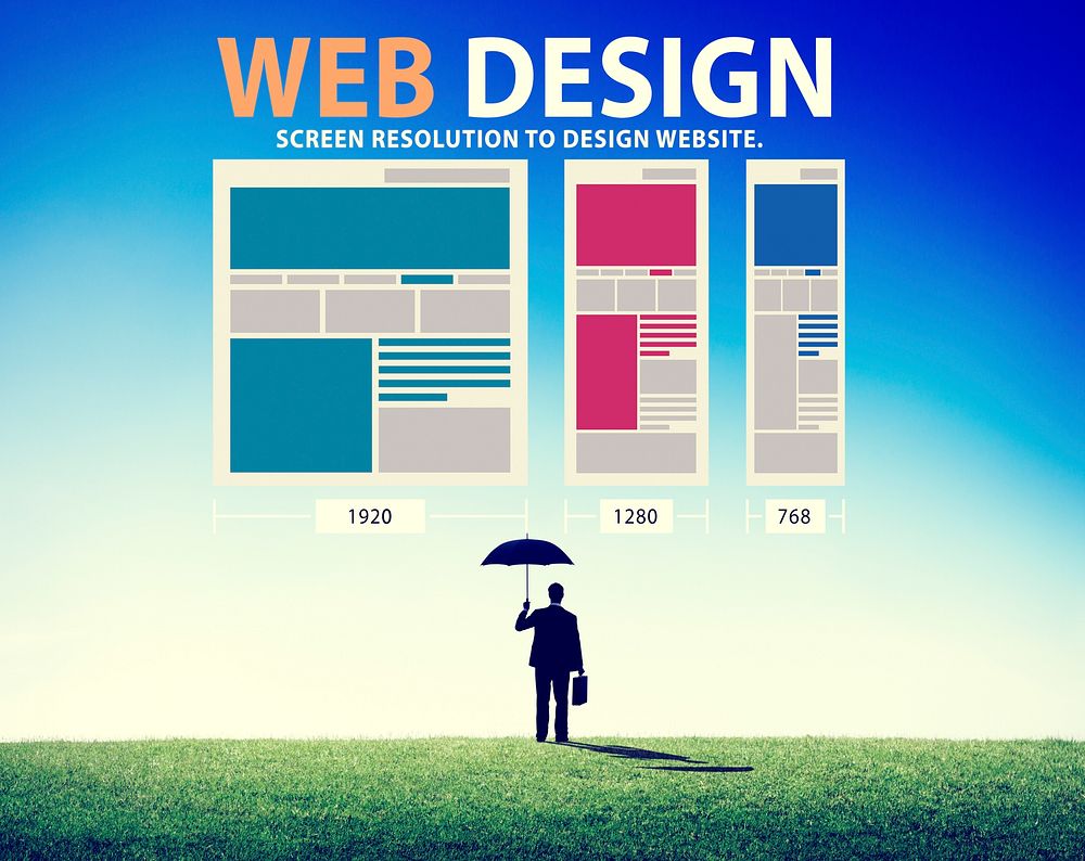 Web Design Network Website Ideas Media Information Concept