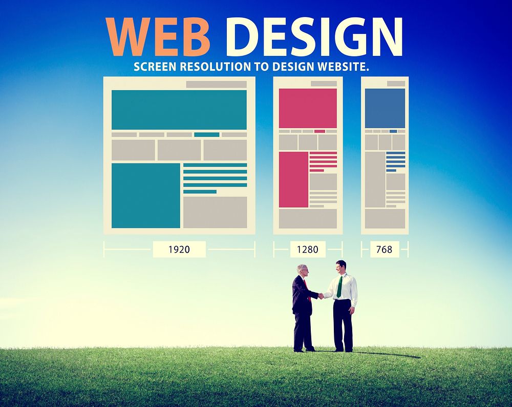 Web Design Network Website Ideas Media Information Concept